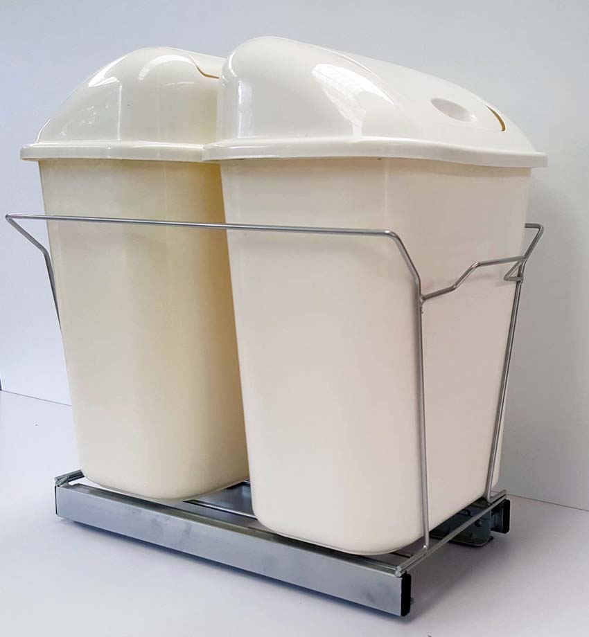 PORTA CESTO  EXTRAIBLE DOBLE C/50CM 